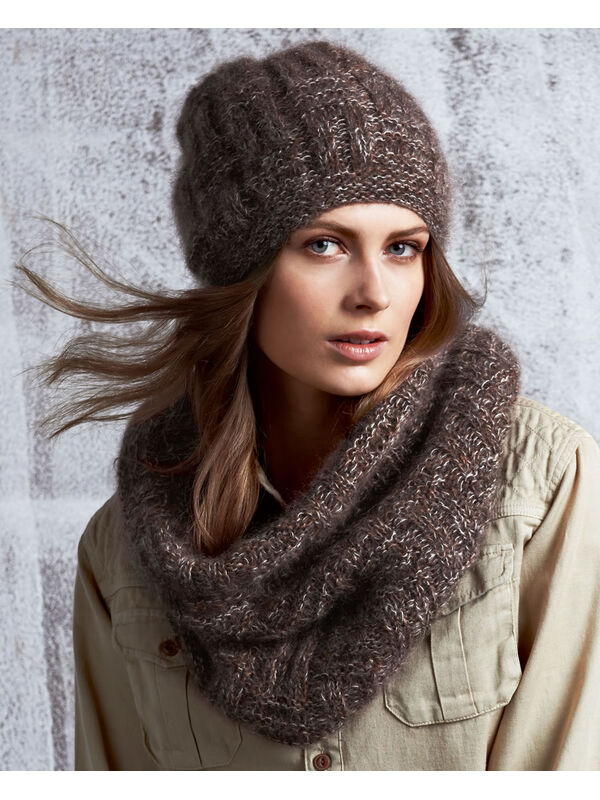 Lana Grossa LOOP IM FLECHT-RIPPENMUSTER Silkhair