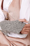 Lana Grossa HANDSTULPEN MIT ZOPFMUSTERN Cashmere 16 Fine