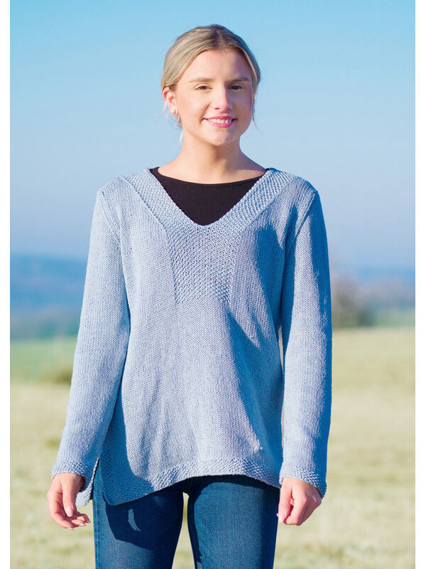 Lana Grossa DAMENPULLOVER Landlust Sommerseide