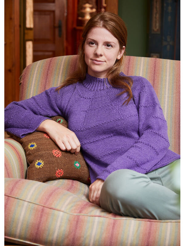 Lana Grossa DAMENPULLOVER Landlust Alpaka Merino 160
