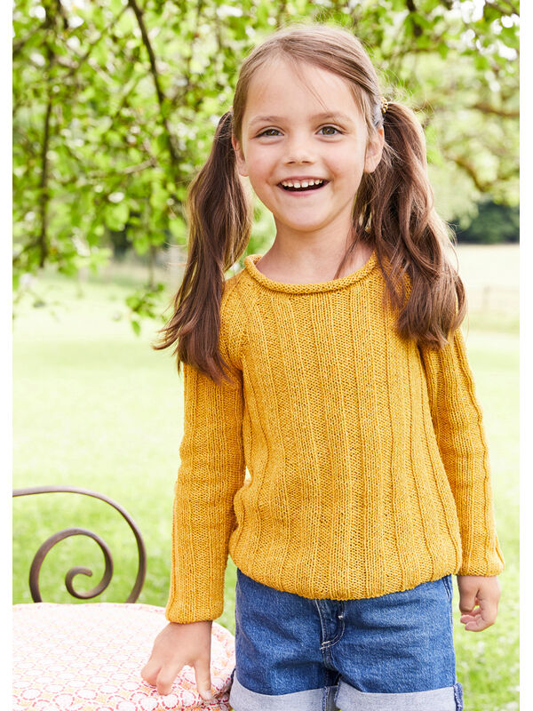 Lana Grossa KINDERPULLOVER Landlust Sommerseide