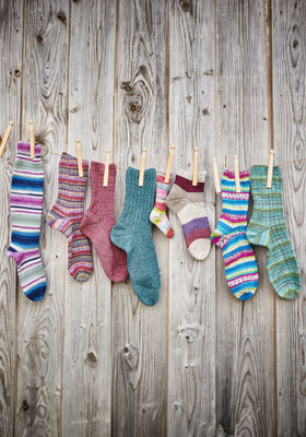 SOCKEN Landlust die Sockenwolle 50g Mélange von Lana Grossa