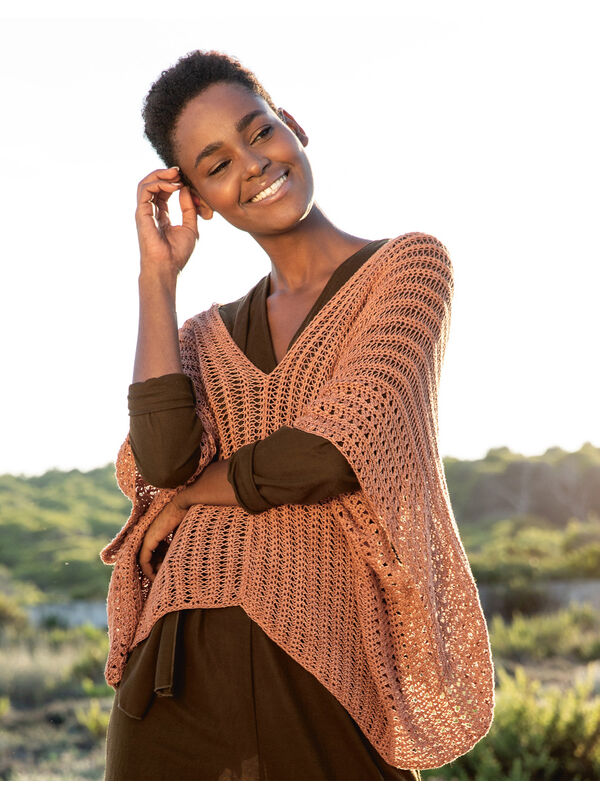 Lana Grossa PONCHO Solo Lino