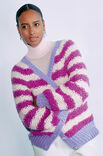 Lana Grossa PERLMUSTER-JACKE Lala Berlin Flamy & Lala Berlin Lovely Cotton