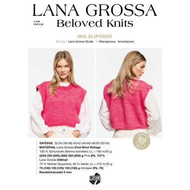 Lana Grossa MIA SLIPOVER - Beloved Knits No. 3