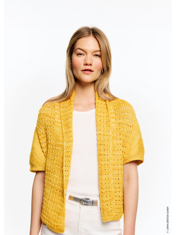 Lana Grossa COSIMA VEST Cool Wool Vintage