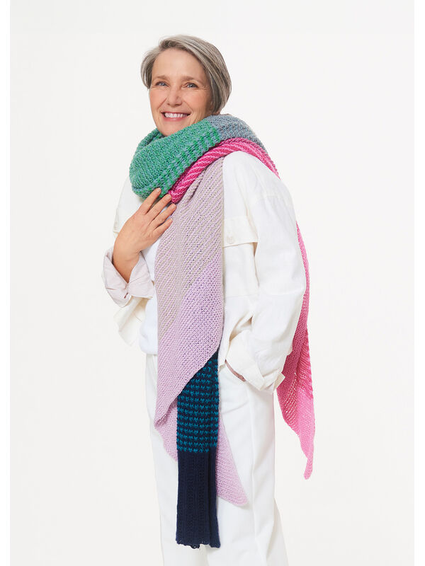 Lana Grossa VIOLETTA SCARF Ecopuno