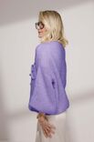 Lana Grossa LETTER SWEATER Soffio & Natural Superkid Tweed