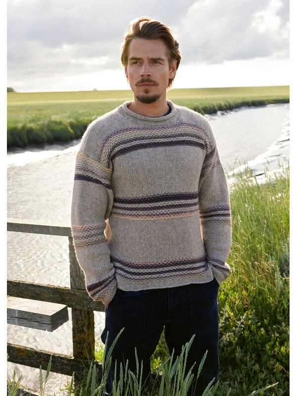 Lana Grossa PULLOVER Cool Merino Big & Pappagallo