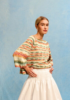 TOP-DOWN-RAGLAN-PULLOVER Gomitolo California von Lana Grossa