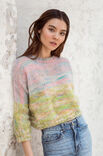 Lana Grossa PULLOVER Silkhair Hand-dyed