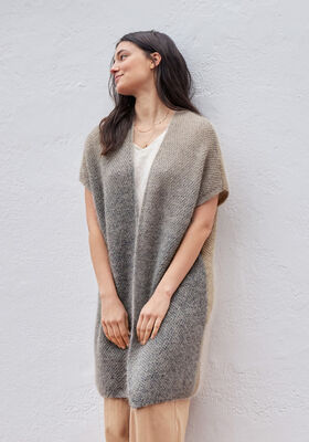 CARDIGAN Cool Wool Lace hand-dyed, Cool Wool Lace & Silkhair von Lana Grossa