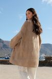 Lana Grossa LONGCARDIGAN IM GITTER–RAUTENMUSTER Alta Moda Cotolana