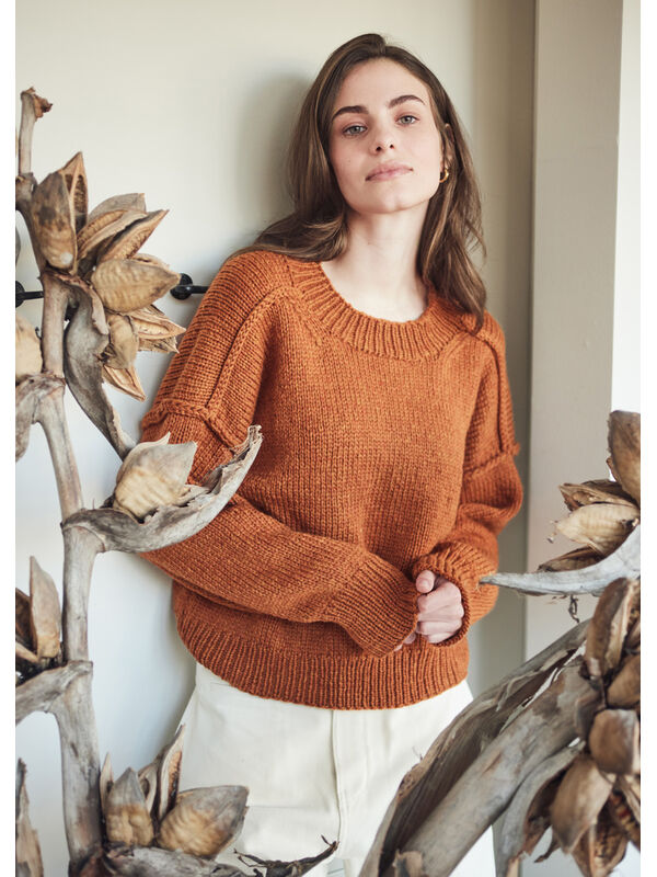 Lana Grossa PULLOVER MIT VORVERLEGTER SCHULTERNAHT Cool Merino Big