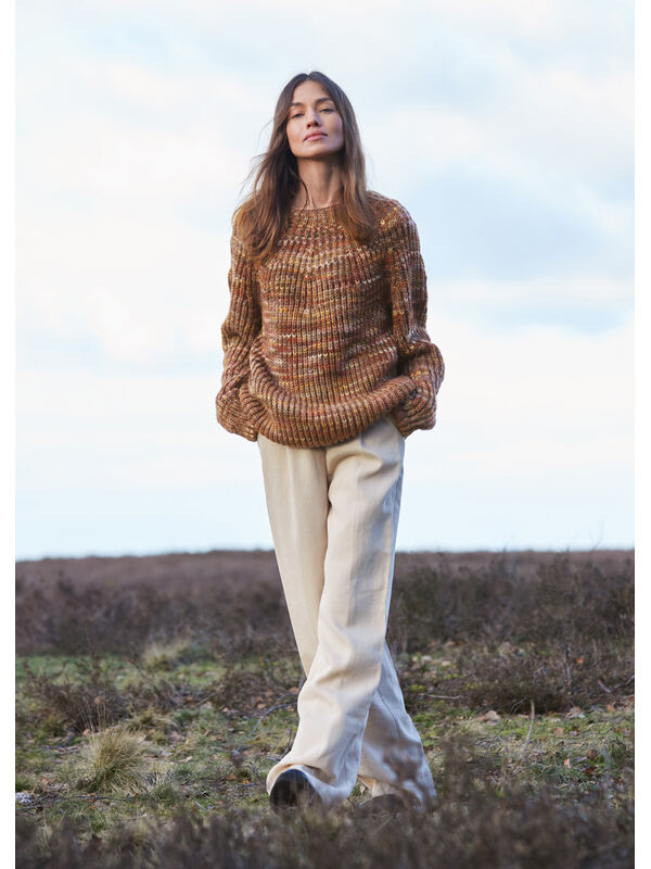 Lana Grossa PULLOVER MIT RUNDPASSE Cool Merino Big Color