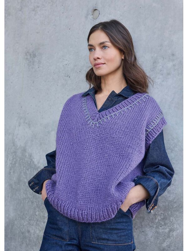 Lana Grossa V-PULLUNDER Winter Softness