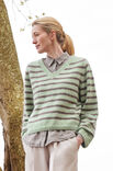 Lana Grossa STREIFENPULLOVER Merino Superiore & Silkhair