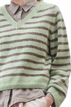 Lana Grossa STREIFENPULLOVER Merino Superiore & Silkhair