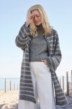Lana Grossa TOP DOWN STREIFENJACKE Merino Superiore & Silkhair