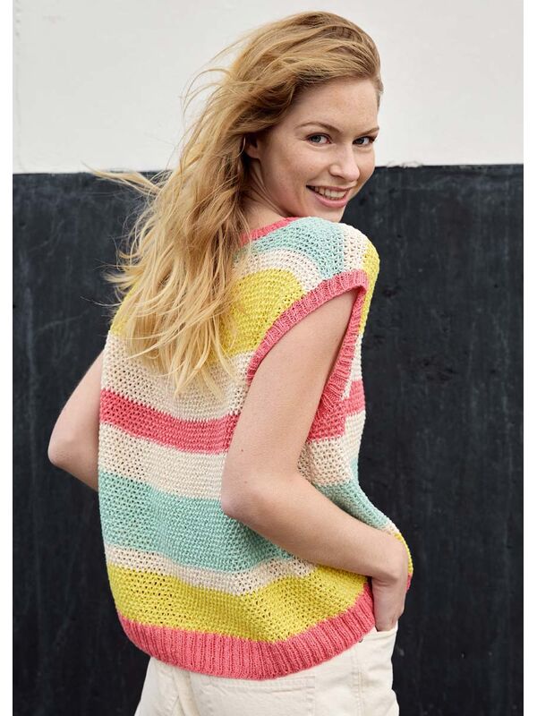 Lana Grossa TOP IM STRUKTURMUSTER Summer Cashmere