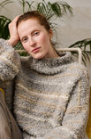 Lana Grossa STREIFEN-PULLOVER Orsetto