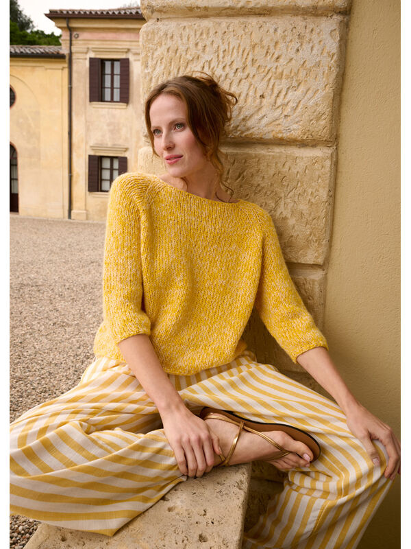 Lana Grossa KURZARMPULLI Summer Softness & Setasuri Pearls