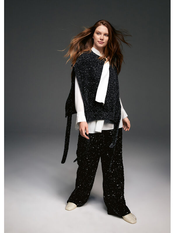 Lana Grossa SLIPOVER Nebbia & Glamour