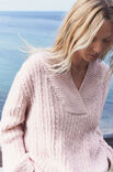 Lana Grossa TOP-DOWN PULLOVER Natural Alpaca Pelo