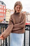 Lana Grossa RIPPENPULLOVER Natural Alpaca Pelo