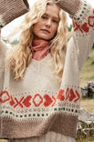 Lana Grossa PULLOVER Natural Lama Chunky & Mohair di Gio