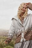 Lana Grossa JACKE Natural Alpaca Pelo & Glamour