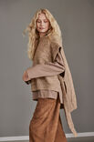Lana Grossa SLIPOVER Natural Alpaca Pelo