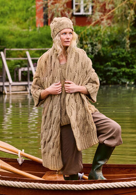 SCHAL IM ZOPF-PERLMUSTER Winter Softness von Lana Grossa