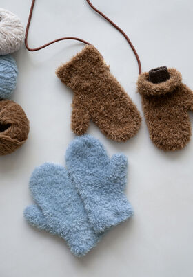 CLOUD PILE-FÄUSTLINGE Pelliccia & Cool Wool Vintage von Lana Grossa