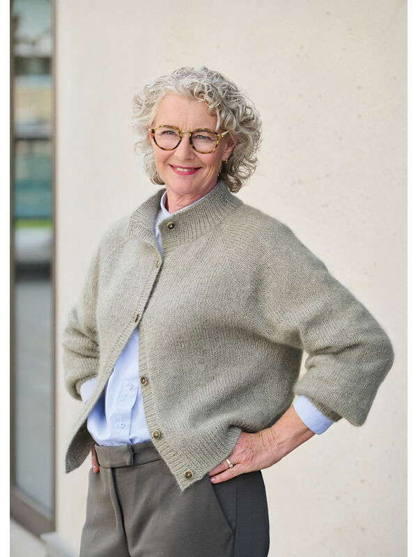 Lana Grossa CLASSY RAGLAN JACKET Ecopuno & Silkhair