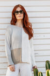 Lana Grossa PULLI GLATT RECHTS IN FARBFLÄCHEN Solo Lino