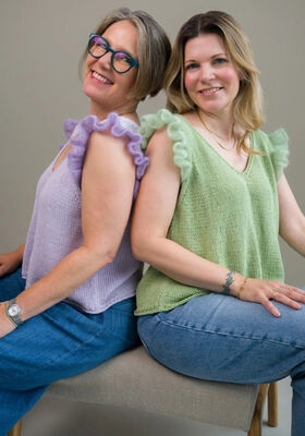 SOMMERSHIRT MIT VOLANTS Gioia & Silkhair von Lana Grossa