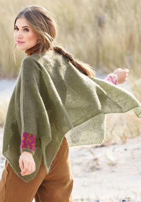 PONCHO Silkhair von Lana Grossa