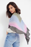 Lana Grossa DREIECKSTUCH Cool Wool Lace Hand-dyed & Cool Wool Lace