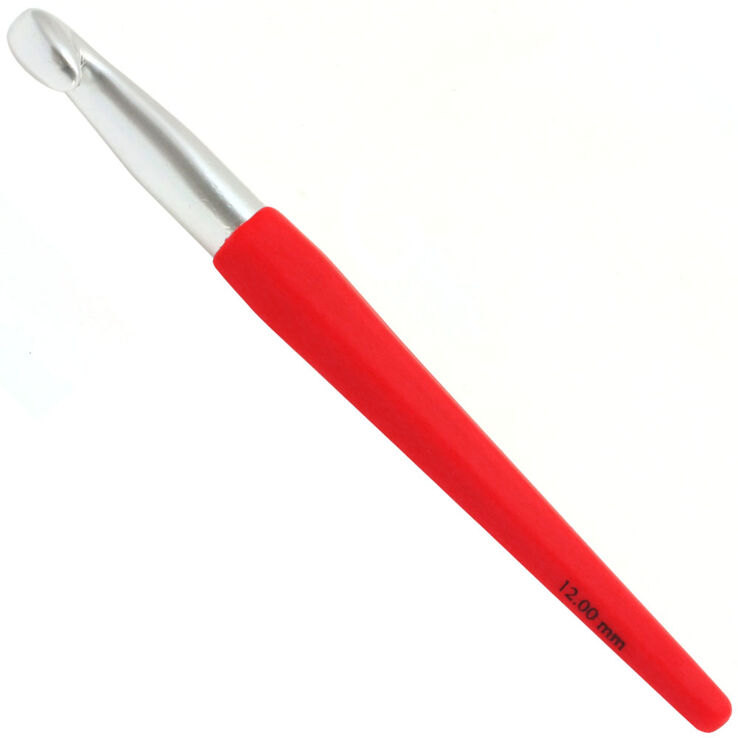 Lana Grossa Wollhäkelnadel Design Color (mit Softgriff) St. 12,0