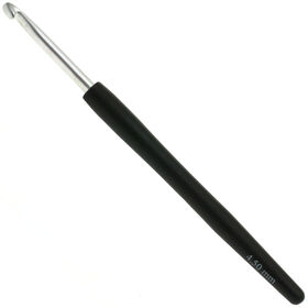 Lana Grossa Wollhäkelnadel mit Soft-Griff (Aluminium) St. 4,5