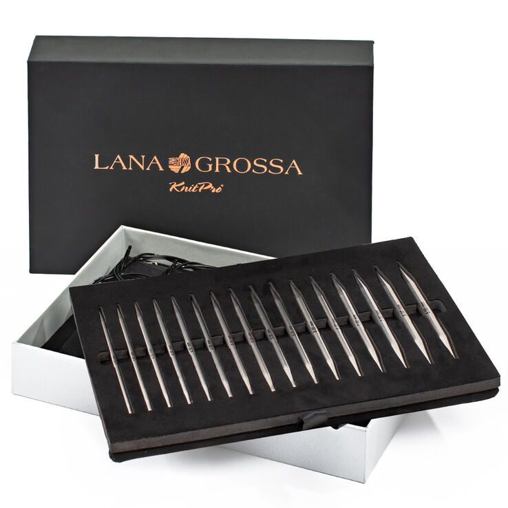 Lana Grossa  NADEL-SET Edelstahl