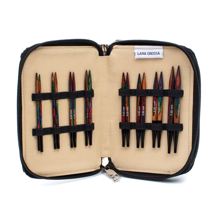 Lana Grossa Nadel-Set (kurz) Design Holz