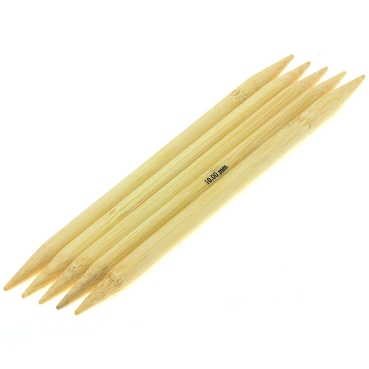 Lana Grossa Strumpfstricknadel Bambus St. 10,0/20cm