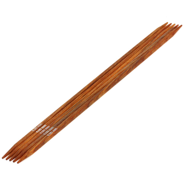 Lana Grossa Strumpfstricknadel Design-Holz Quattro St. 4,0/20cm