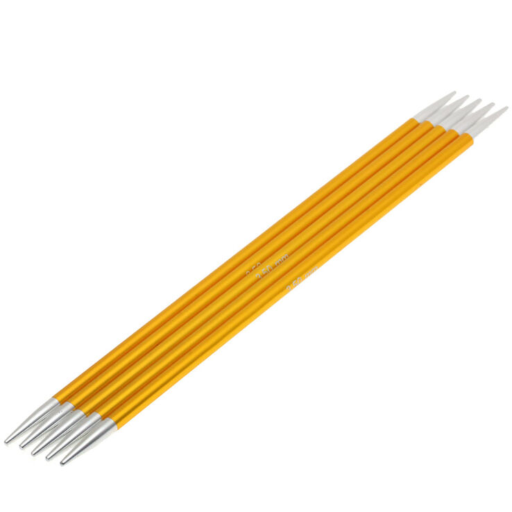 Lana Grossa Strumpfstricknadel Aluminium Rainbow St. 3,5/15cm