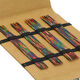 Lana Grossa Strumpfstricknadel-Set Design-Holz Multicolor 15cm (Braun)