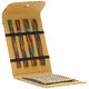 Lana Grossa Strumpfstricknadel-Set Design-Holz Multicolor 15cm (Braun)