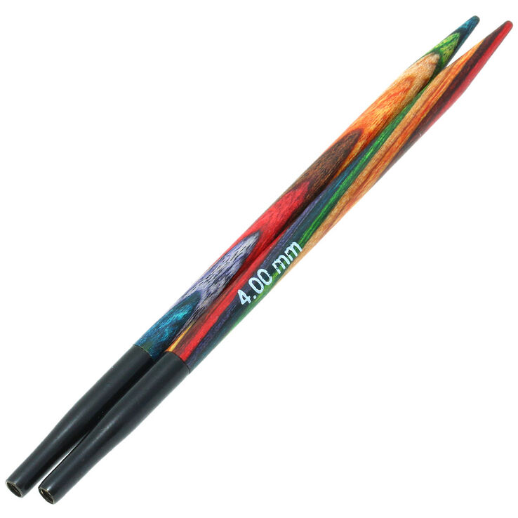 Lana Grossa Nadelspitzen Vario Design-Holz Multicolor St. 4,0 kurz