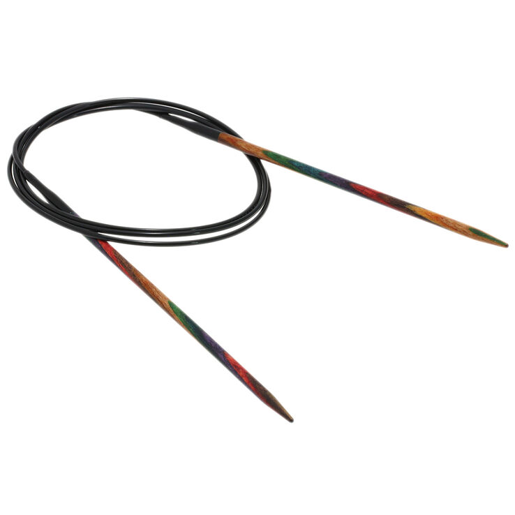 Lana Grossa Rundstricknadel Design-Holz Multicolor St. 3,5/100cm 
